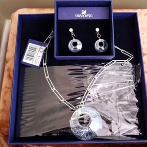 Swarovski Necklace and Earrings